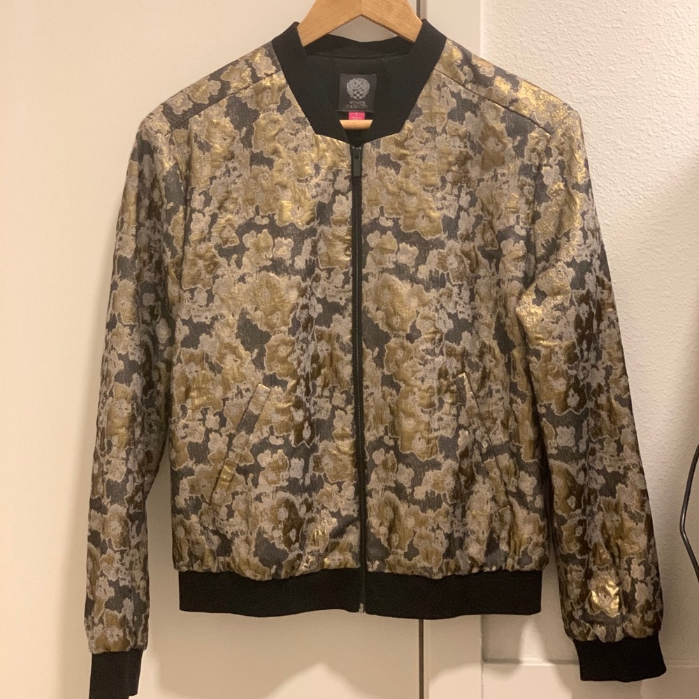 Vince Camuto Bomb Jacket - Gold Foil